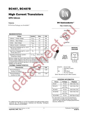 BC487G datasheet  